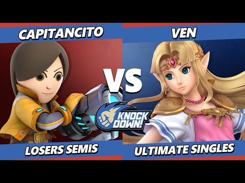 Knockdown 81 Losers Semis - Capitancito (Mii Gunner) Vs. Ven (Zelda) Smash Ultimate - SSBU