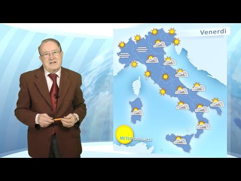 Previsioni meteo per venerdì 17 dicembre. Tante nuvole, un po' di nebbie