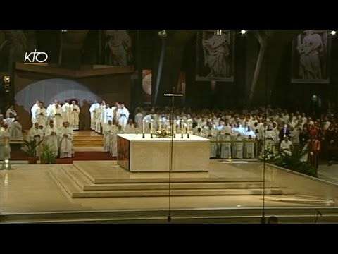 Messe internationale du pélerinage militaire international à Lourdes