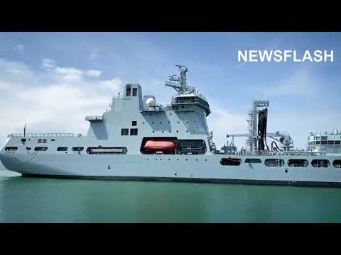 RFA Tidesurge Tanker In Portsmouth Harbour
