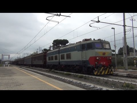 E656.607 sul MI 57566 Maddaloni Marcianise - Bologna Cabina San Donato, in transito a Pomezia