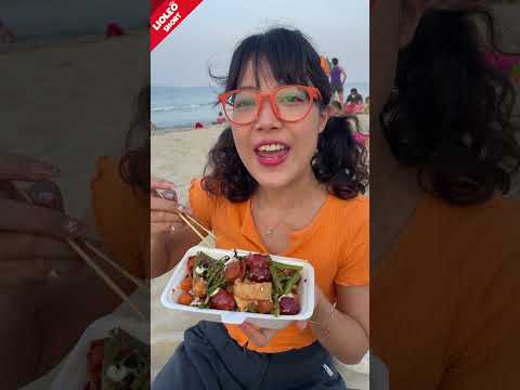 NORTHERN SKEWERS vs CENTRAL SKEWERS - Eating skewers with water spinach, good or bad?!!! #lioleo ...