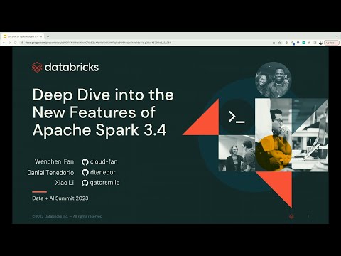Deep Dive into the New Features of Apache Spark™ 3.4