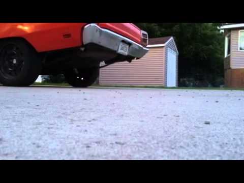 1969 Dodge Dart Dynomax ultra flow welded mufflers