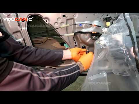 2013–2019 Nissan Sentra Door Window Glass Removal