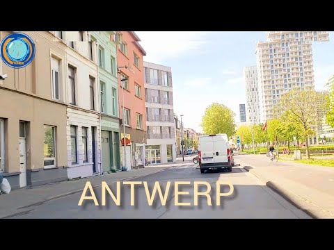 ASMR EUROPE COOL DRIVE Antwerp Belgium | A DRIVE  THROUGH THE CITY OF BELGIUM 🇧🇪