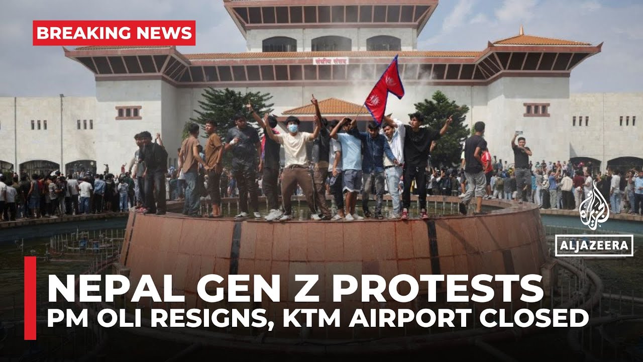 Nepal PM resigns after violent protests over social media ban spread, Kathmandu airport closed