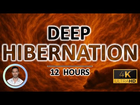 Deep Hibernation Sleep Noise | Low Winter Bass for Restorative Sleep | 12 Hours Black Screen