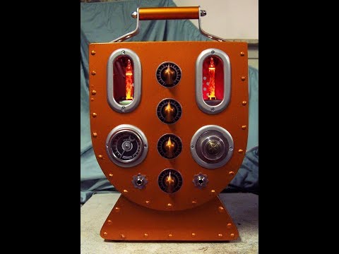 Scratch-Built Steam Punk Amp, Part 2: Cabinet Finishing, Chassis Construction,  Audio Testing