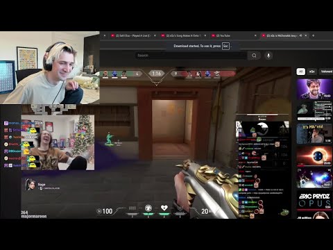 xQc Dies Laughing at When he Got Caught Lying about his Job