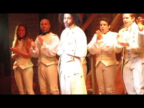 Daveed Diggs' last HAMILTON Broadway curtain call, July 15, 2016