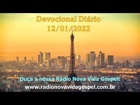 Devocional Diário - Rádio Nova Vida Gospel - 12/01/2022