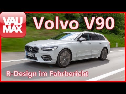 Can Volvo do luxury? Volvo V90 T6 AWD R-Design driving report - On the road in XXL Sweden