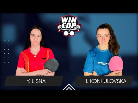 13:15 Yaroslava Lisna - Iryna Konkulovska West 2 WIN CUP 27.03.2024 | TABLE TENNIS WINCUP