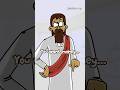 Jesus Gives Money This Way 👋💰 #jesus #money #slap #cartoon