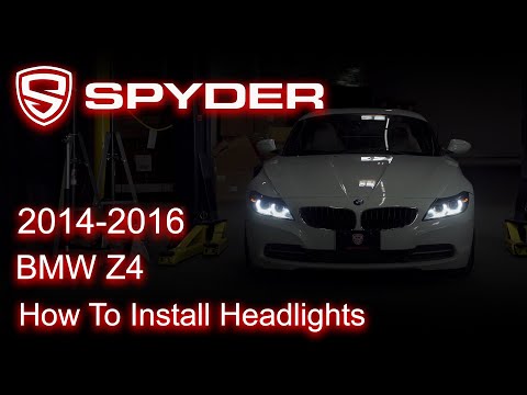 Spyder Auto Installation: 2014-2016 BMW Z4 Headlight