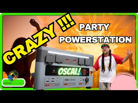 Power & sound for parties & festivals? The Oscal Powerstation 2400 tested!