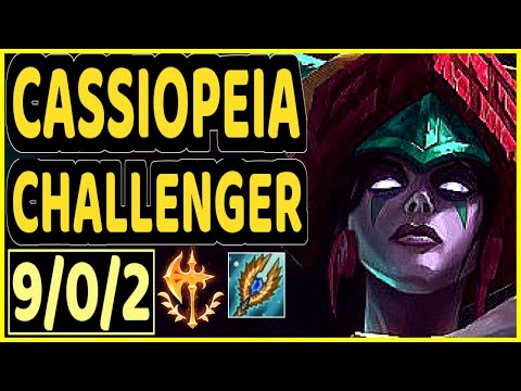 SHOK (CASSIOPEIA) - 9/0/2 KDA CHALLENGER GAMEPLAY - OC