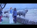Bella Thorne Emma Fuhrmann Elephant Encounter In South Africa For BLENDED MOVIE