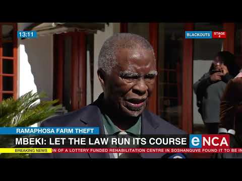 Mbeki let the law run its course