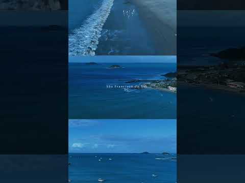 Praia da Enseada, em São Francisco do Sul, Santa Catarina! 🚀 #roadsdrone