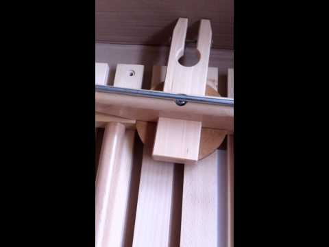 Trækvogn i Bøgetræ Medium pakkes ud