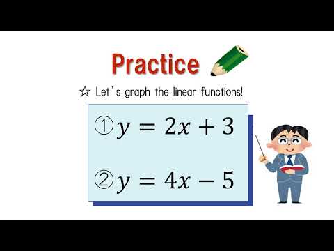 中2＿一次関数のグラフのかき方   英語版