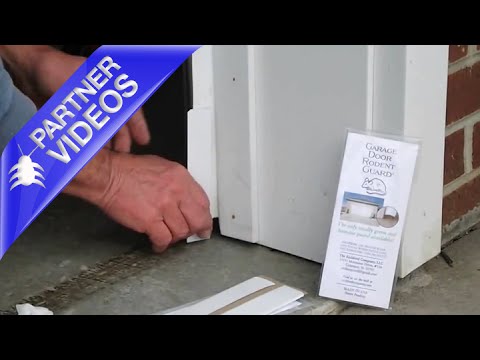  How to Seal Rodent Proof Garage Door With the GARAGE DOOR RODENT GUARD Video 