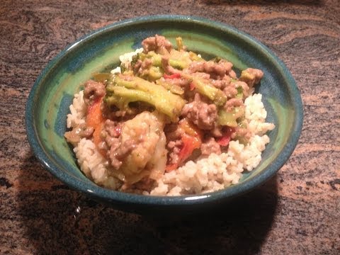 Hamburger Teriyaki Stir-Fry - Ninja Cooking System