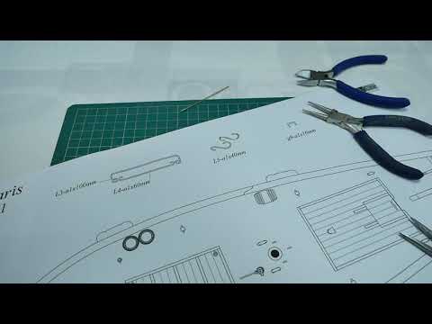 CASCO 38- Como elaborar los adornos popa. POLARIS - Modelismo Naval