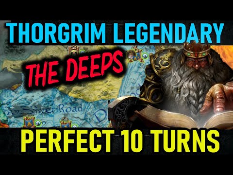 Throgrim Revamped! (NEW Legendary) PERFECT 10 Turns [Live] Total Warhammer 3