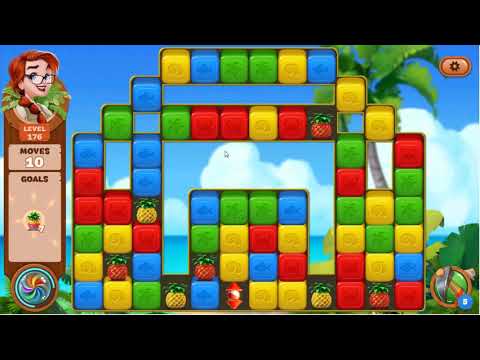 Lost Island Blast Adventure Level 176 - No Boosters