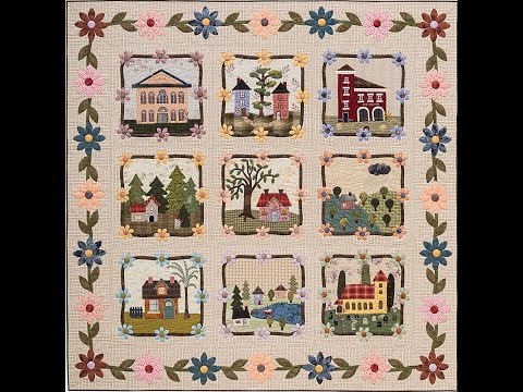 My Cozy Village Applique Tutorial