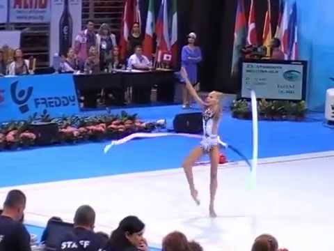 YANA KUDRYAVTSEVA (Ribbon)-RG Dundee WC Sofia 2014