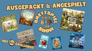 Ausgepackt & Angespielt – Hunter & Cron Brettspielshow Folge 4.2