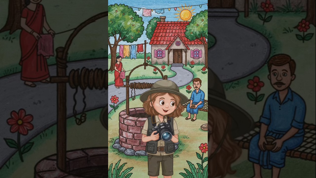 Rural Life Recreated with AI🌾🏞️🦜#shorts #villagelife #ai #aivideo #shortvideo #new #love #viral #art