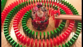 Wishing You A Merry Christmas in Dominoes!