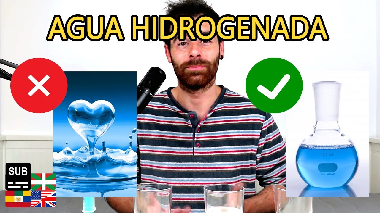 La CIENCIA del agua: agua HIDROGENADA | Parte 2 de 2 | #QuímicaenCasa