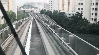 Singapore MRT Day 71 SBS transit C810A Set V57/V42 SW2 Farmway To NE16/STC Sengkang Departing 