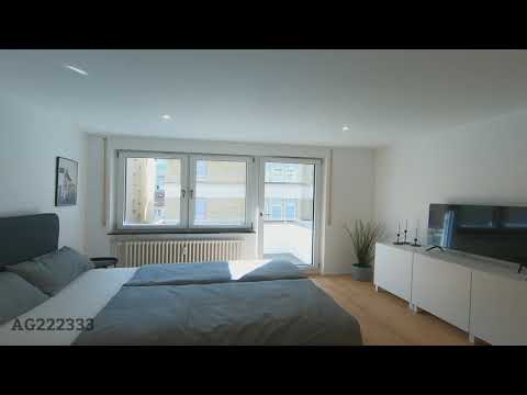 ST-222333 - Modern möblierte 1-Zimmer Wohnung mit Balkon in Stuttgart West
