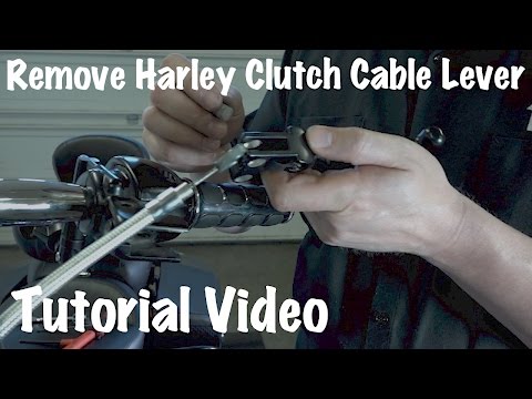 How To Remove Harley-Davidson Clutch Cable Hand Lever & How to Adjust