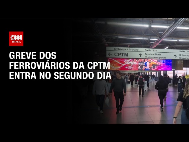 Ferroviários da CPTM mantêm greve e operação segue parcial em São Paulo | CNN NOVO DIA
