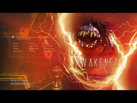 Awakened Title and Mindborer Mount from Keystone Master & Conqueror Season IV Achievement