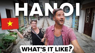 Honest FIRST IMPRESSIONS of HANOI Vietnam 🇻🇳 Crazy Day 😲 The Best Things to Do in the City in 2022