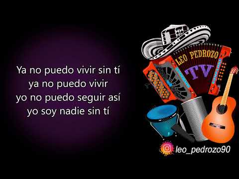 No Puedo Vivir Sin Ti, Diomedes Díaz - Letra