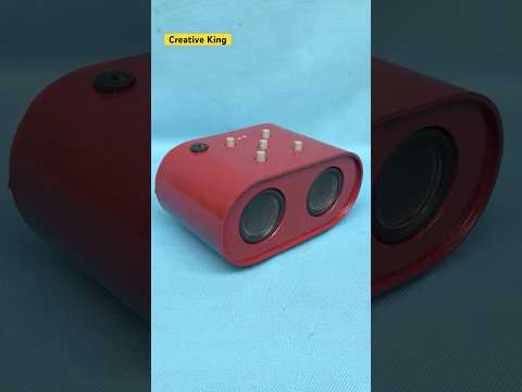 Make a simple mini speaker from PVC pipes #shots