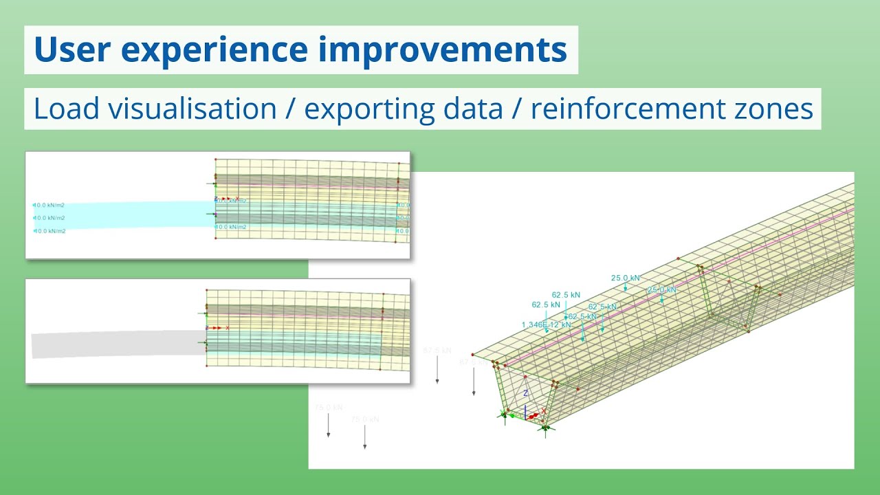User experience improvements in LUSAS version 23