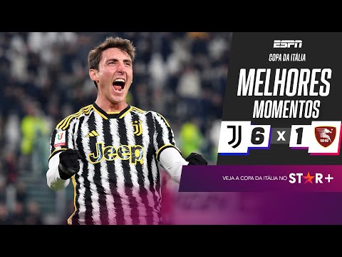 Gols e lances de Juventus x Salernitana