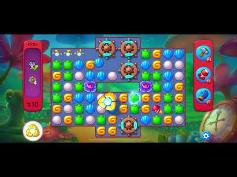 Fishdom Hard level 11705 no boosters フィッシュダム ハード