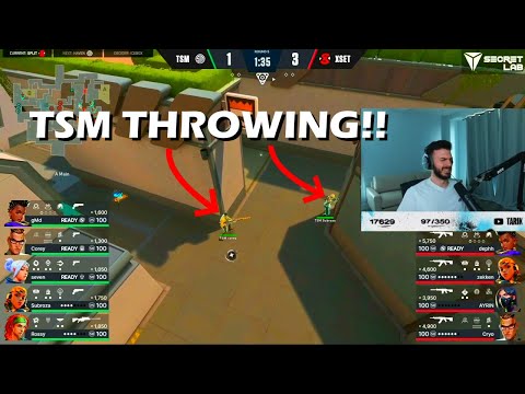 Tarik *CRINGES* after watching TSM THROW (TSM vs XSET)